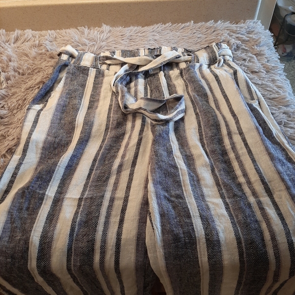 Indigo Rein Linen/Cotton Pants Size Large - Picture 4 of 16